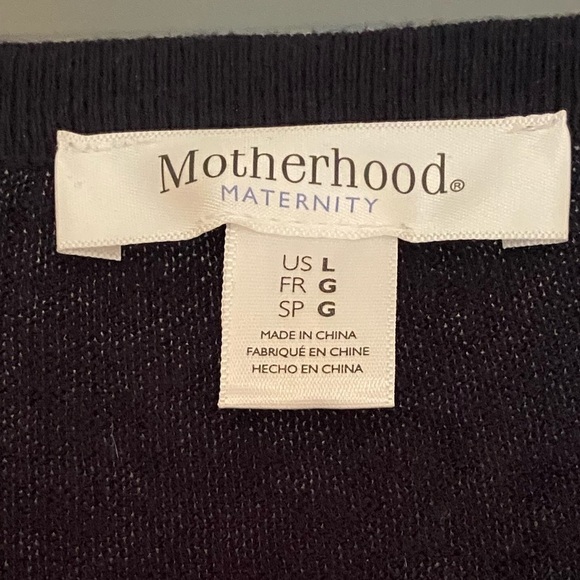 Motherhood Maternity Lightweight Blue Sweater Size Large - Picture 6 of 6